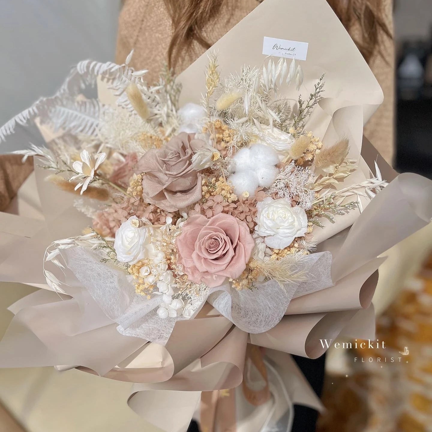 Camel丨Preserved Flower Bouquet