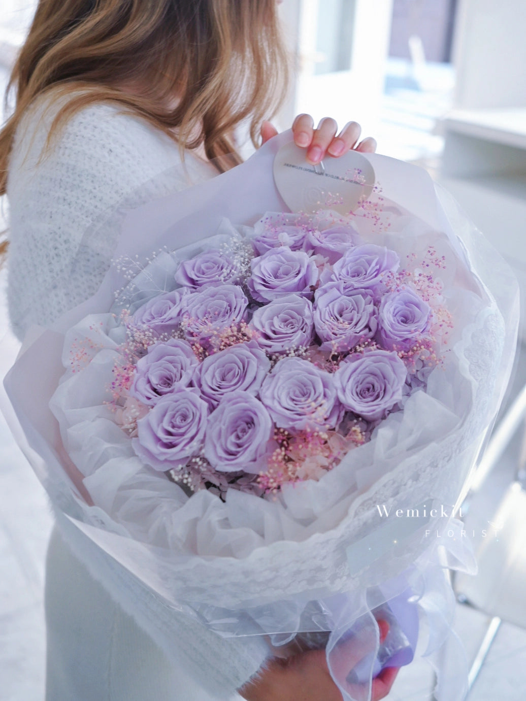 Love Rosie - Purple丨Preserved Flower Bouquet