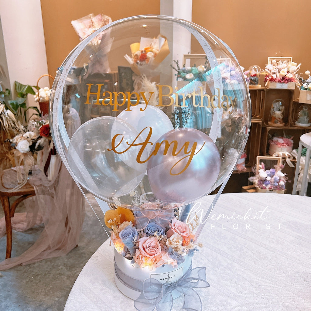 Echo丨Preserved Flower Box With Balloon