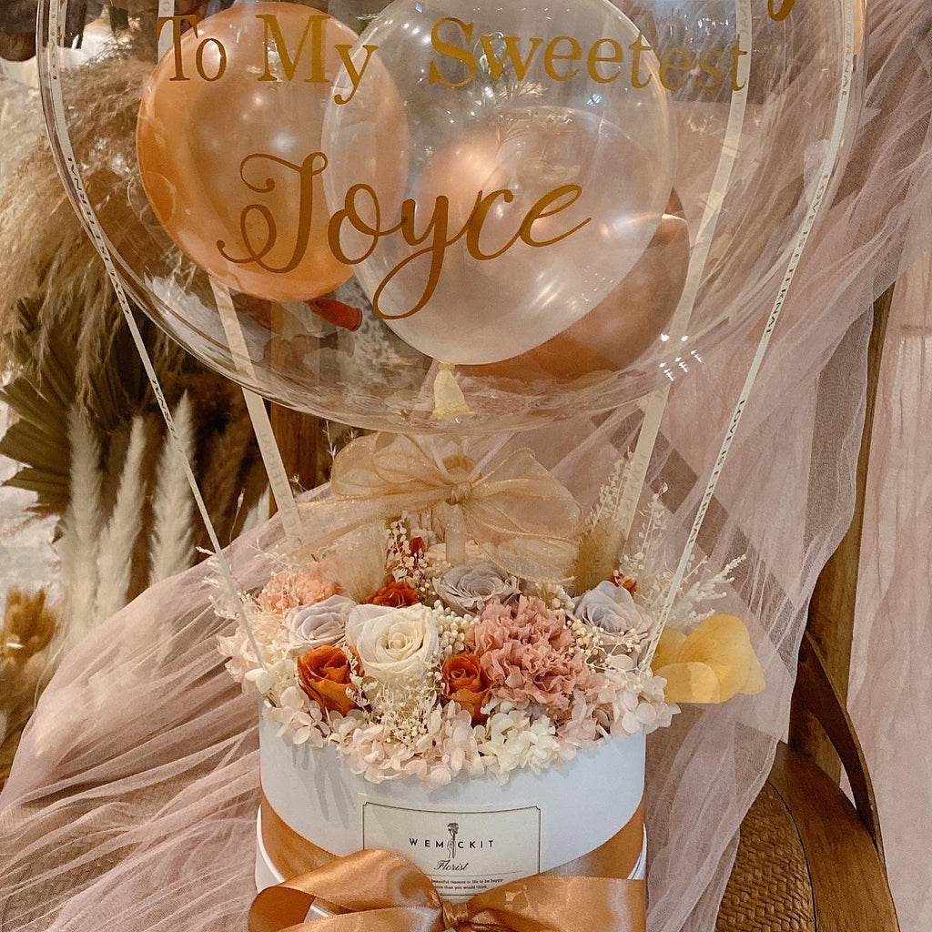 Desert丨Preserved Flower Box With Balloon