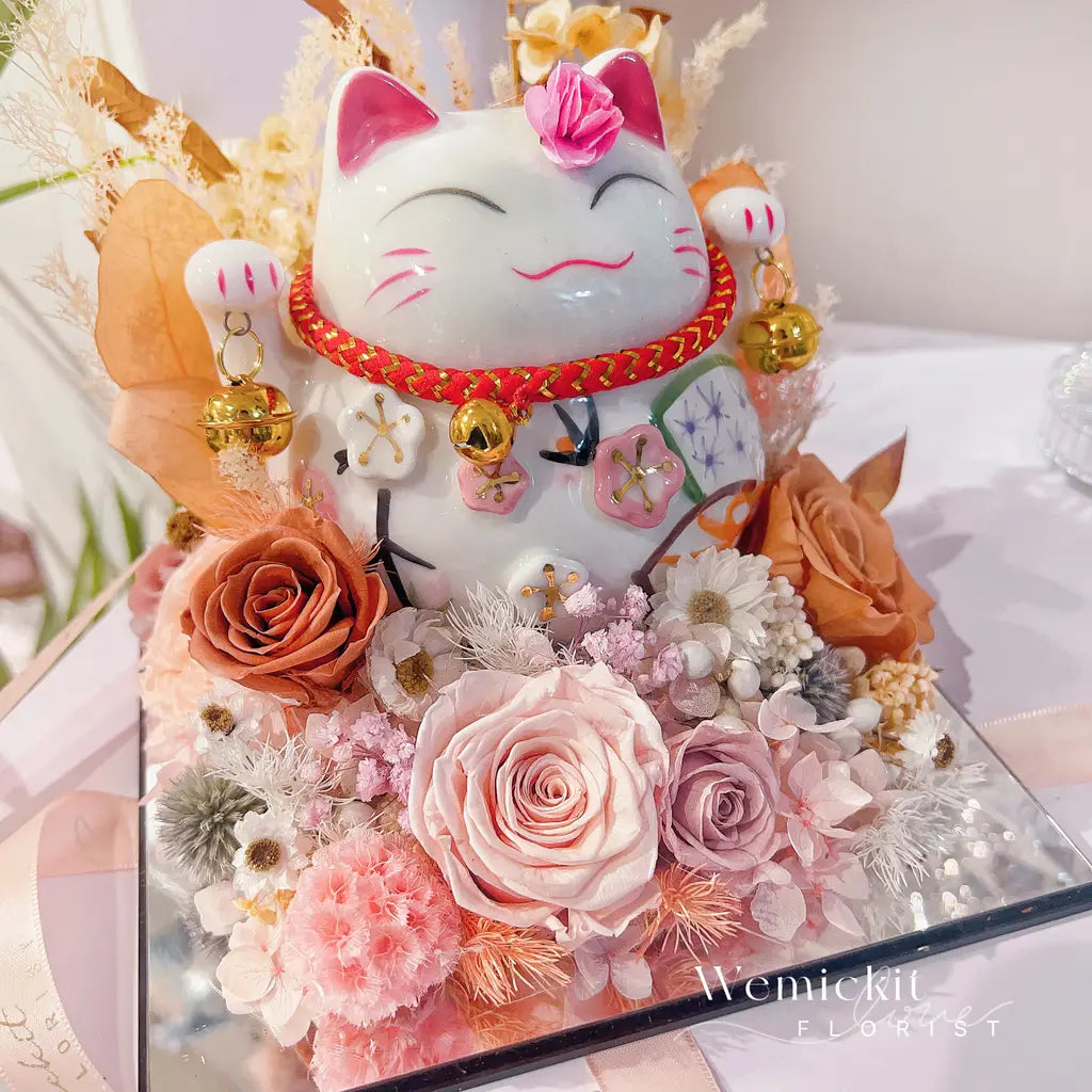 Fortune Cat Blossom for Grand Opening (Pink)