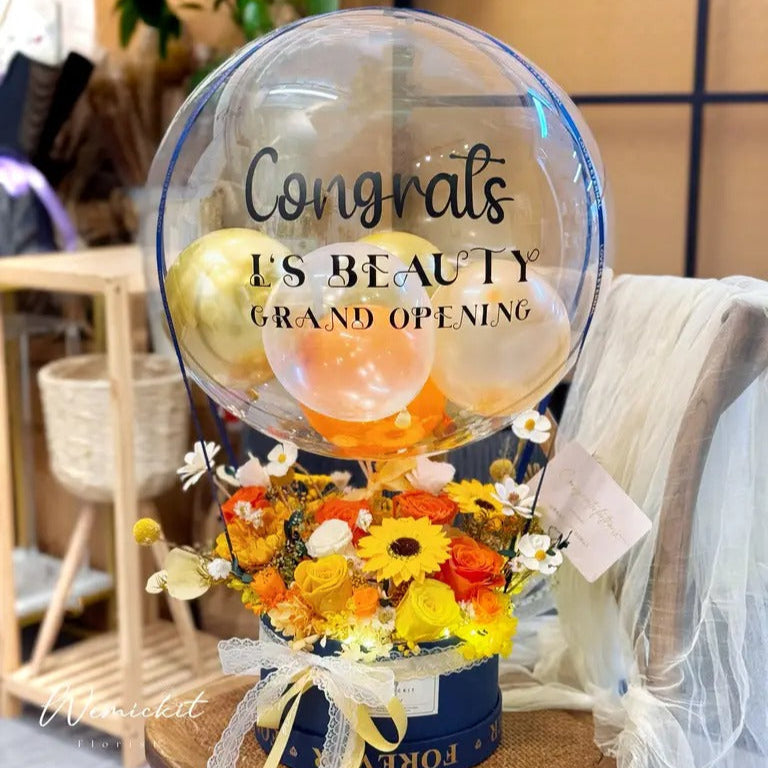 Blooming Joy Flower Box with Balloon