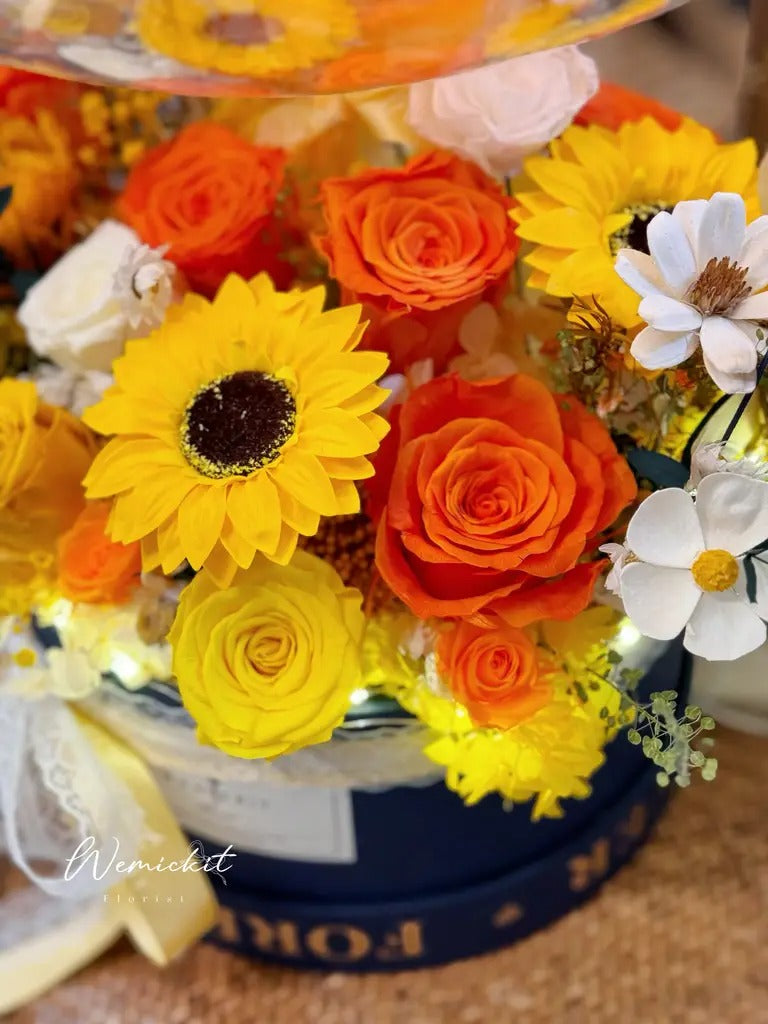 Blooming Joy Flower Box with Balloon