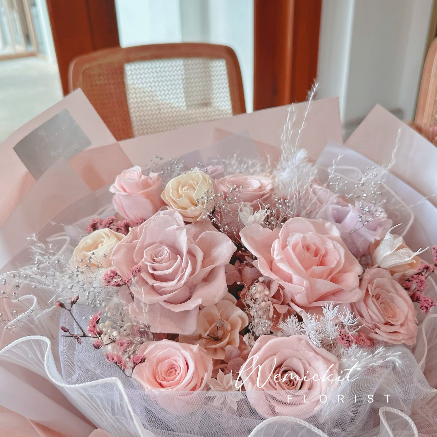 First Love - Pink丨Preserved Flower Bouquet