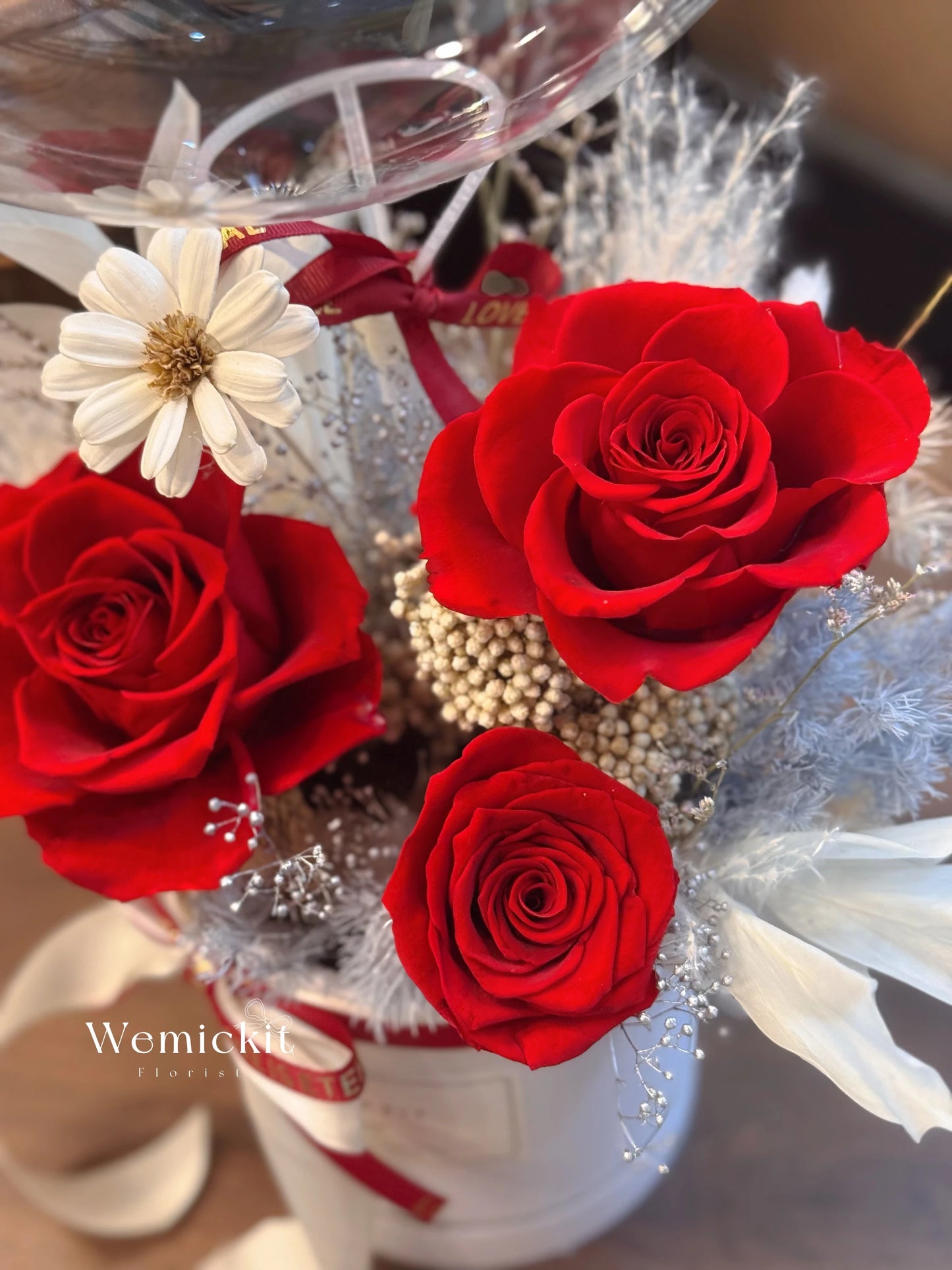 Amanda丨Preserved Flower Box With Balloon