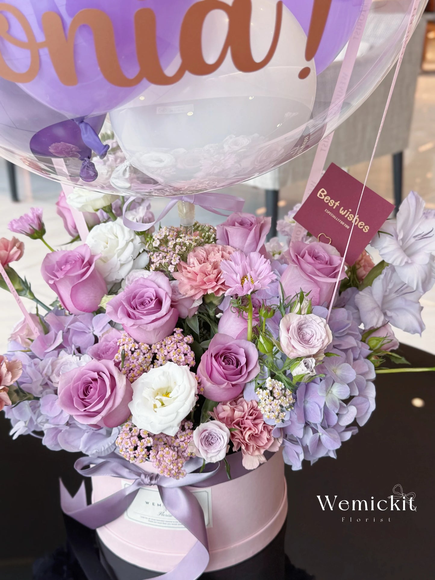 Clementine丨Fresh Flower Box With Balloon