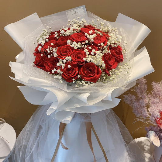 Love is Eternal丨30 Stems Fresh Flower Bouquet