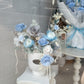 Feather Blue | Everlasting Preserved Flower In Vase