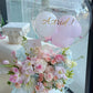 Heartfelt Love | Fresh Flower Box With Balloon