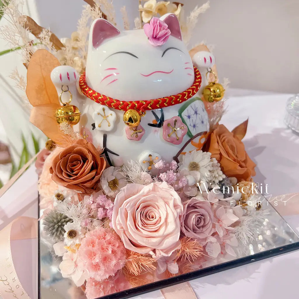 Fortune Cat Blossom for Grand Opening (Pink)