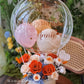 Petal Puffs Party |  Preserved Flower Box with Balloon WEMICKIT - Melbourne Flower Delivery