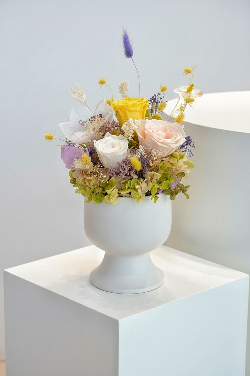 Britney - Everlasting Preserved Flower in Vase