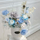 Feather Blue | Everlasting Preserved Flower In Vase