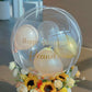 Luminous丨Fresh Flower Box With Balloon WEMICKIT - Melbourne Floral Arrangement