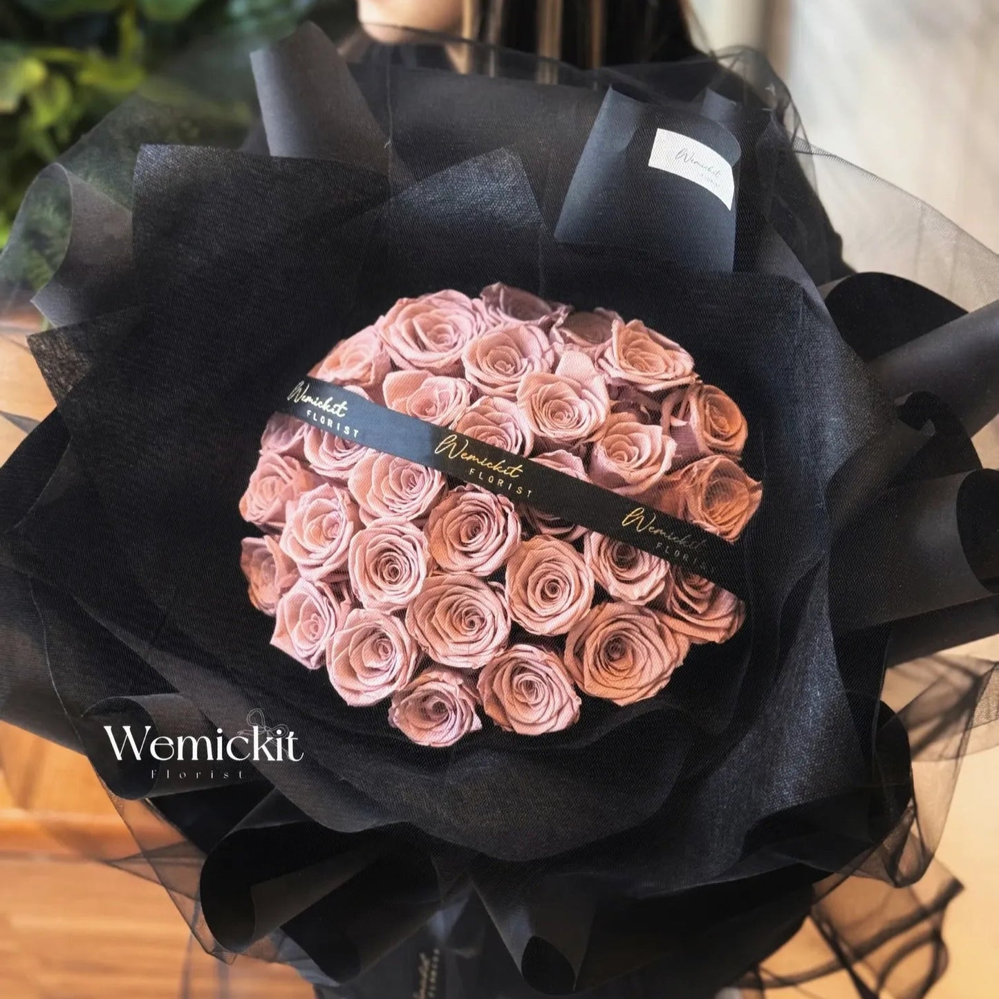 Cappuccino丨Preserved Flower Bouquet (33Roses)