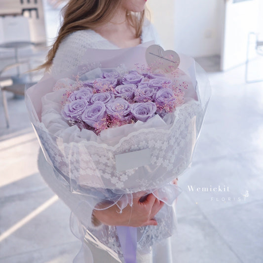 Love Rosie - Purple丨Preserved Flower Bouquet