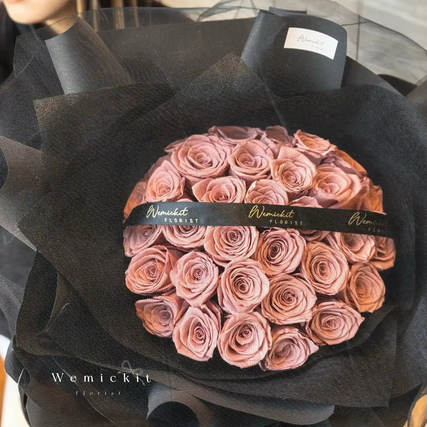 Cappuccino丨Preserved Flower Bouquet (33Roses)
