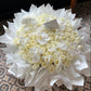 Serene Petal Symphony | 100 White Roses Luxury Fresh Flower Bouquet