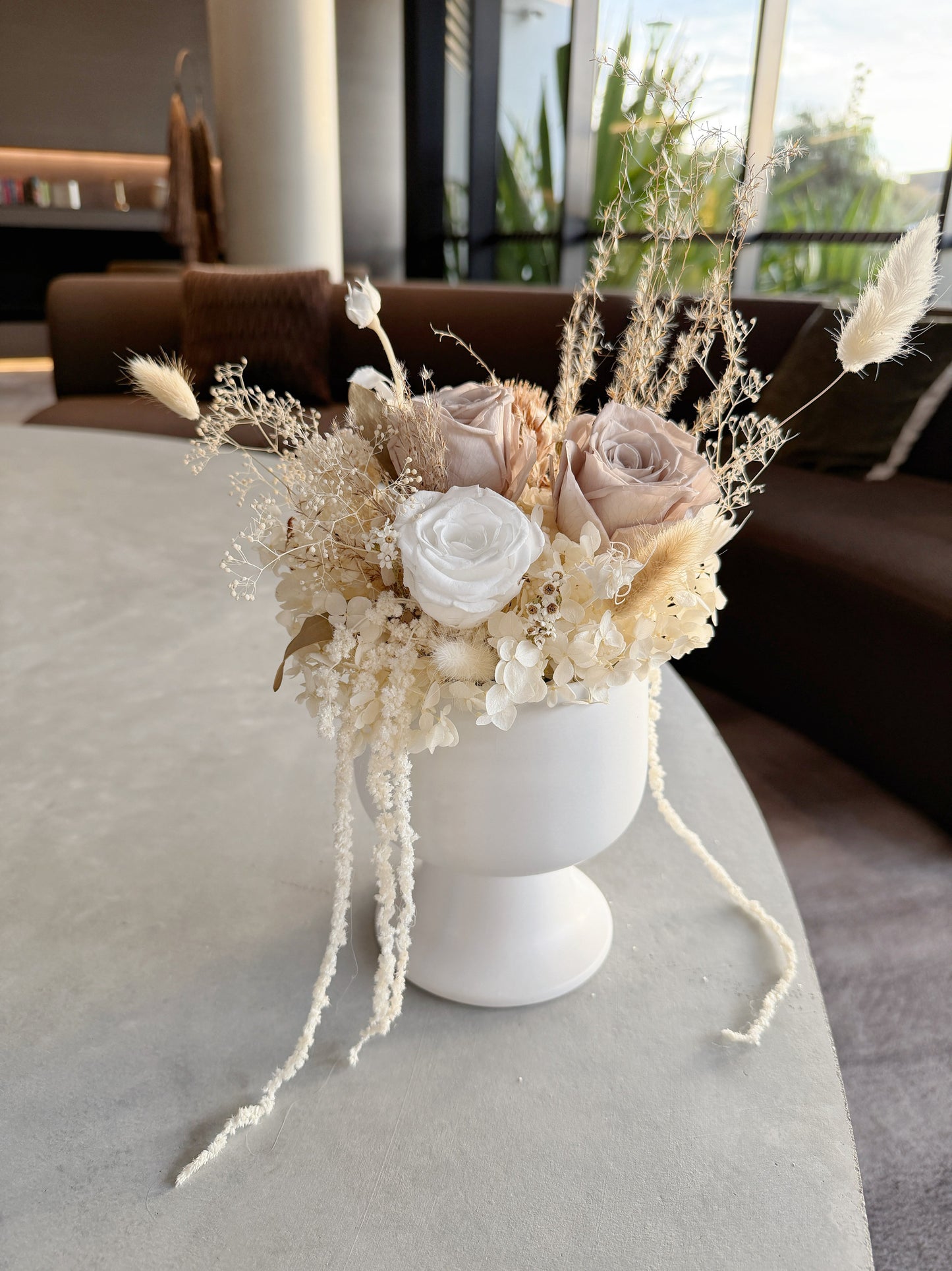 Petal Nude - Everlasting Preserved Flower in Vase