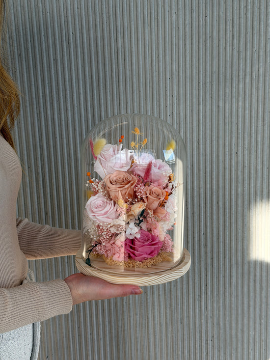 Petal Poetry | Everlasting Preserved Flower in Glass Dome