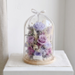 Lunar Violet | Preserved Flowers Glass Dome