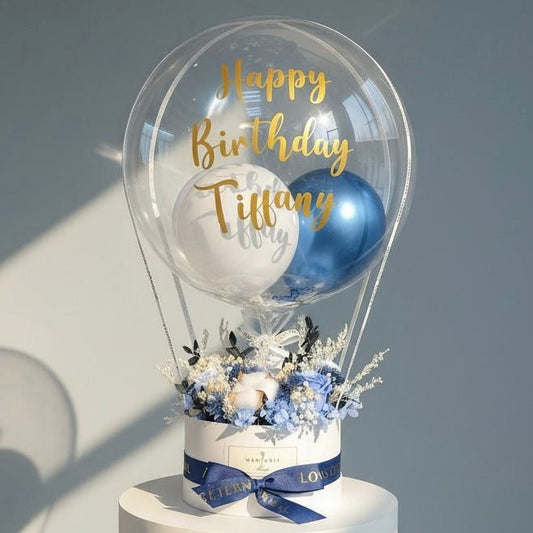 Ocean丨Preserved Flower Box With Balloon