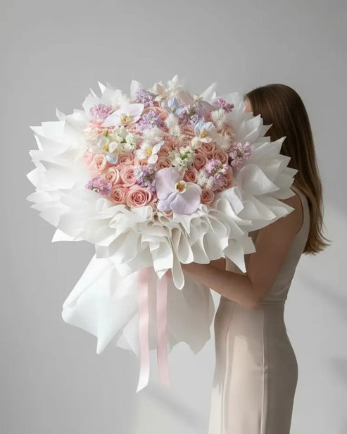 Unicorn Romance丨50 Roses Fresh Bouquet WEMICKIT - Melbourne Floral Arrangement
