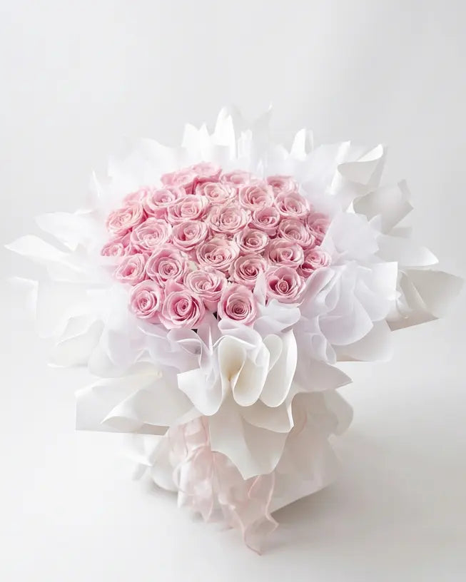 Amara丨30 Preserved Roses Bouquet WEMICKIT - Melbourne Floral Arrangement