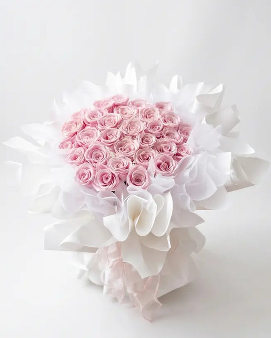 Amara丨30 Preserved Roses Bouquet WEMICKIT - Melbourne Floral Arrangement