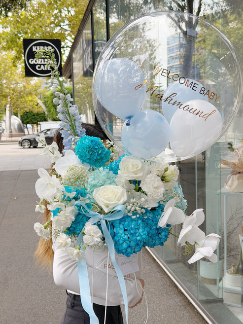 Hoshino | Fresh Flower Box With Balloon