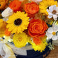 Blooming Joy | Flower Box with Balloon WEMICKIT - Melbourne Floral Arrangement