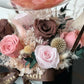 Mocha Pink | Preserved Flower Box with Balloon WEMICKIT - Melbourne Floral Arrangement