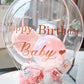 Girlish charm | Preserved Flower Box with Balloon WEMICKIT - Melbourne Floral Arrangement