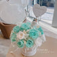 My Tiffany | Preserved Flowers Box with Balloon WEMICKIT - Melbourne Floral Arrangement