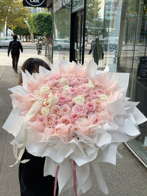 Lychee Pink | 50 Roses Bouquet