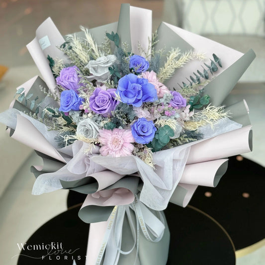 Periwinkle | Preserved Flowers Bouquet