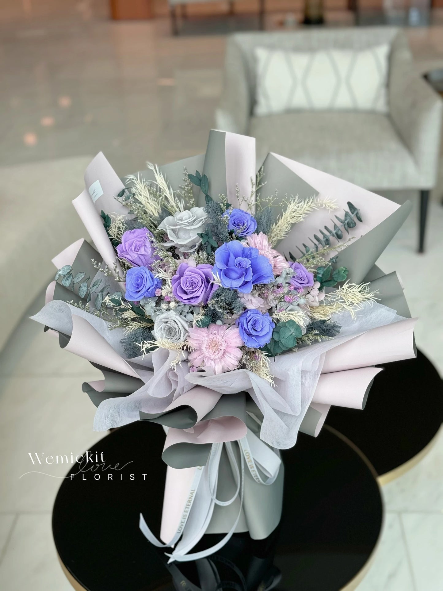 Periwinkle | Preserved Flowers Bouquet