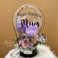 Pansy｜Fresh Flower Box with Balloon WEMICKIT - Melbourne Floral Arrangement