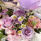 Pansy｜Fresh Flower Box with Balloon WEMICKIT - Melbourne Floral Arrangement