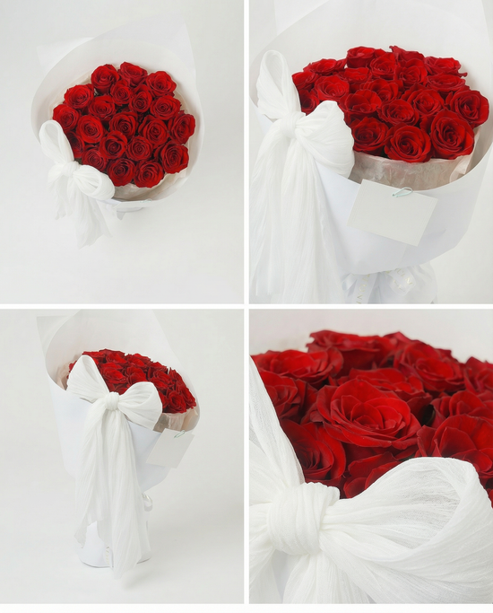 Bloomie - Red | 20 Roses Preserved Flower Bouquet