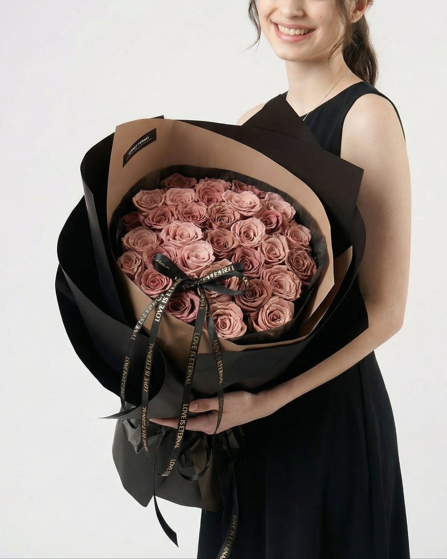 Valentine’s Day Preserved Bouquet | Blush Mocha | Melbourne Delivery