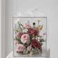 Eternal Sanctuary Bloom Box (Bungundy)  | Everlasting Preserved Flower box