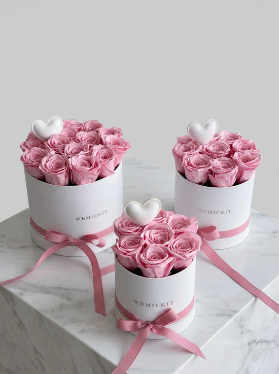 Eternal Love Box - Pink WEMICKIT - Melbourne Flower Delivery