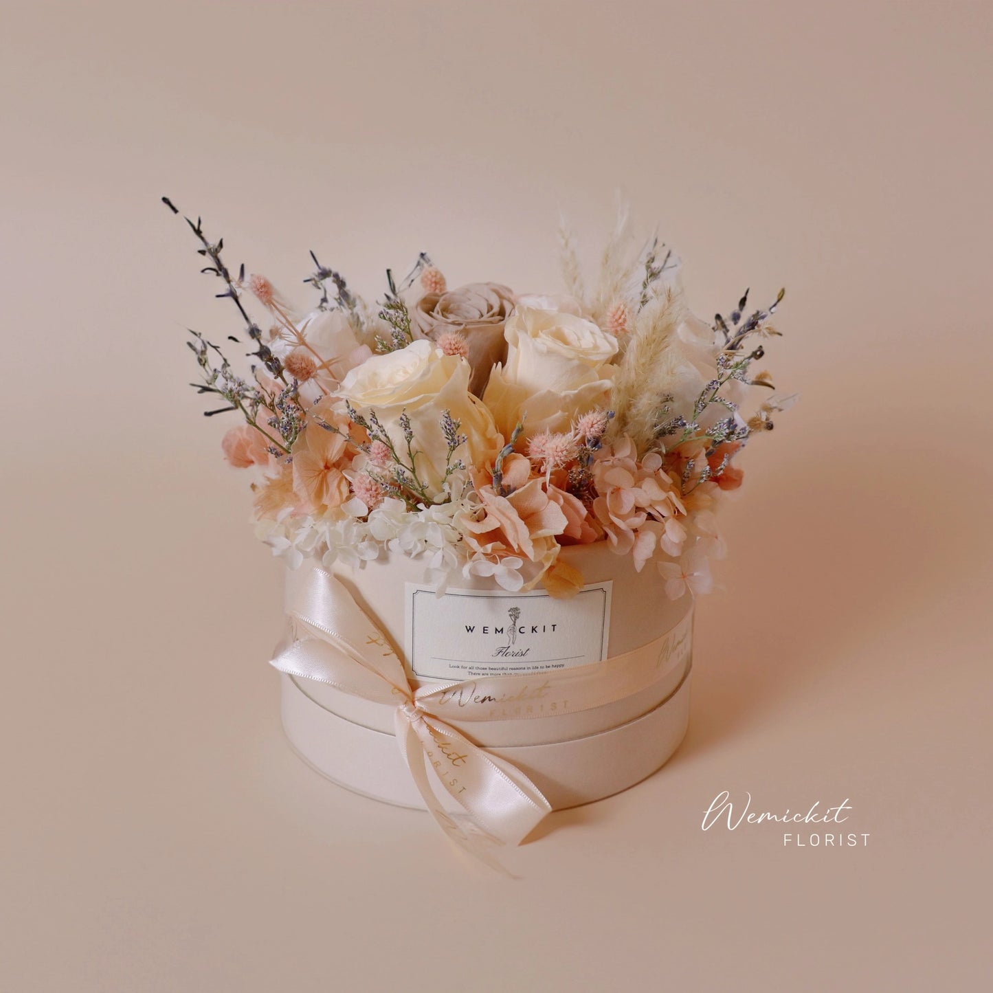 Champagne Preserved Flower Box