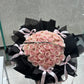 Black Pink Ballet ｜ Fresh Flower 60 roses bouquet