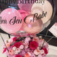 Scarlet | Fresh Flower Box with Balloon WEMICKIT - Melbourne Flower Delivery