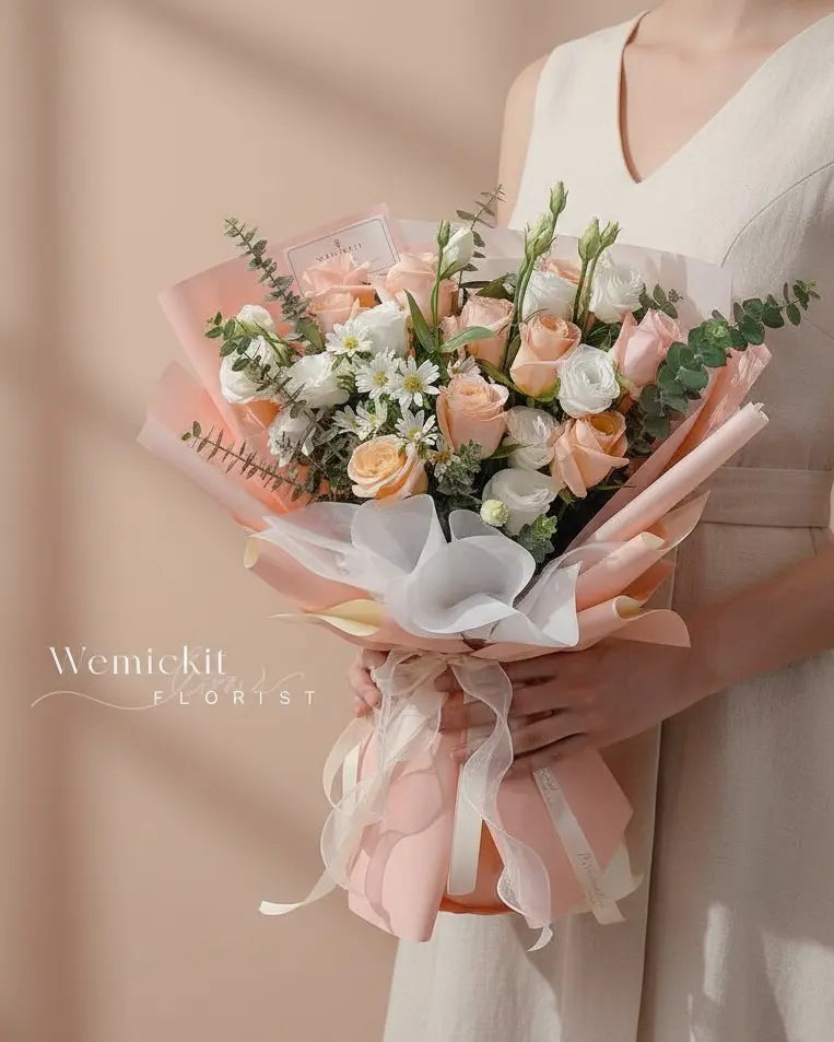 Blanche｜Fresh Flower Bouquet WEMICKIT - Melbourne Floral Arrangement