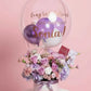 Clementine丨Fresh Flower Box With Balloon WEMICKIT - Melbourne Floral Arrangement