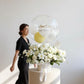 Vera | Fresh Flower Box with Balloon WEMICKIT - Melbourne Flower Delivery