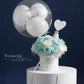 My Tiffany | Preserved Flowers Box with Balloon WEMICKIT - Melbourne Floral Arrangement